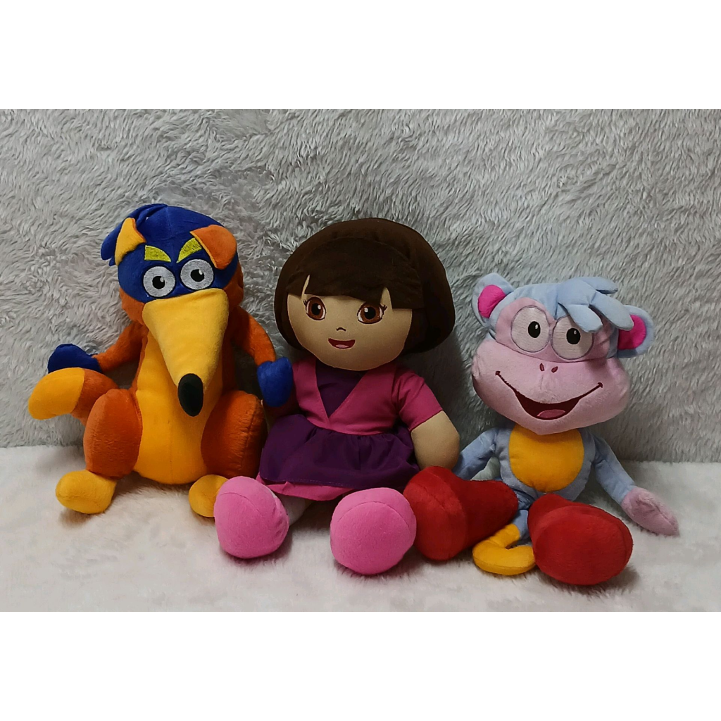 Kit Pelúcias Dora Aventureira - Peg e monte da drica