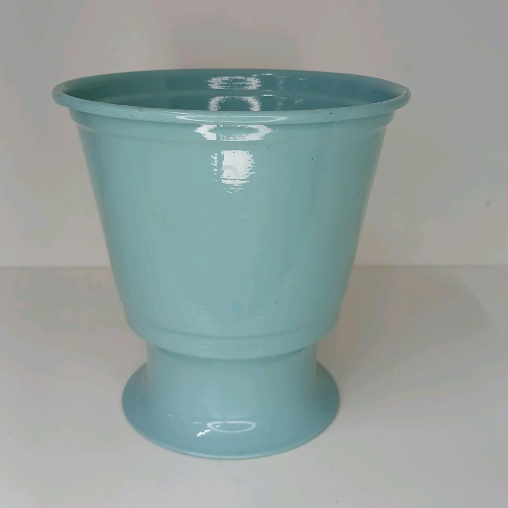 Vaso Alumínio - Verde Aguá - Peg e monte da drica
