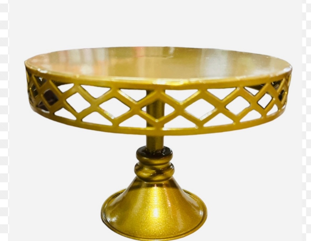Boleira/Porta Doce Dourado - Peg e monte da drica