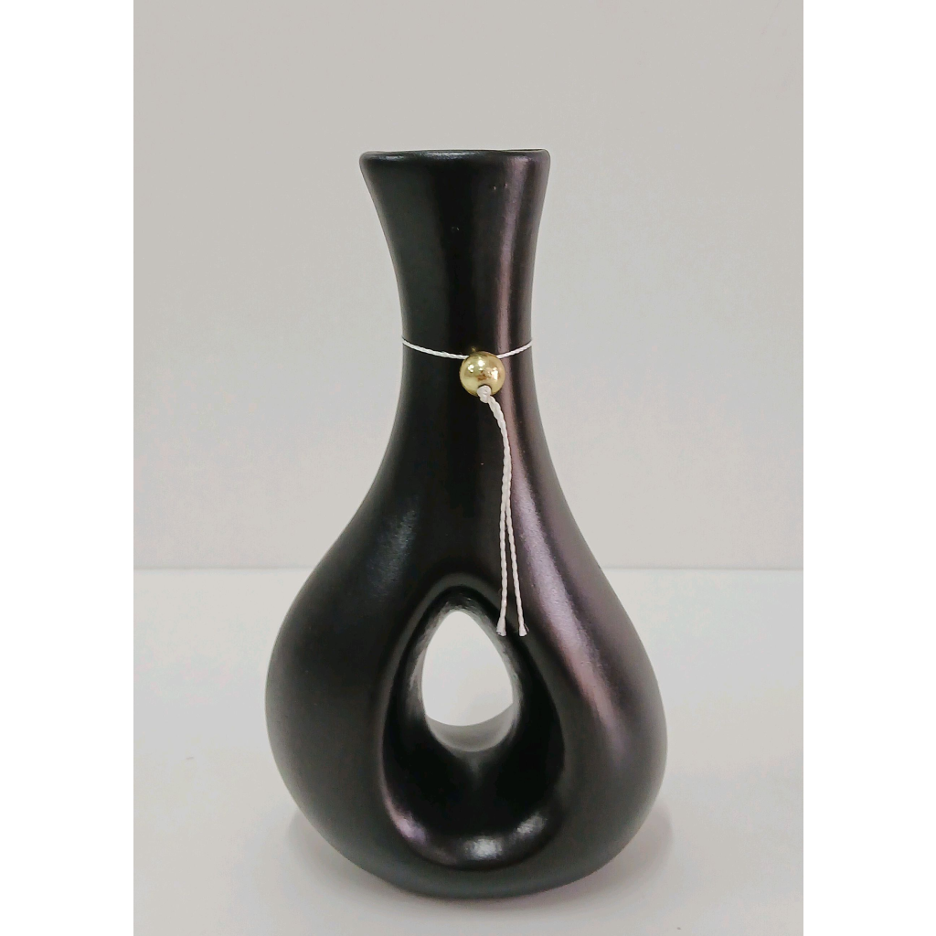 Vaso Decorativo Preto - Preto - Peg e monte da drica