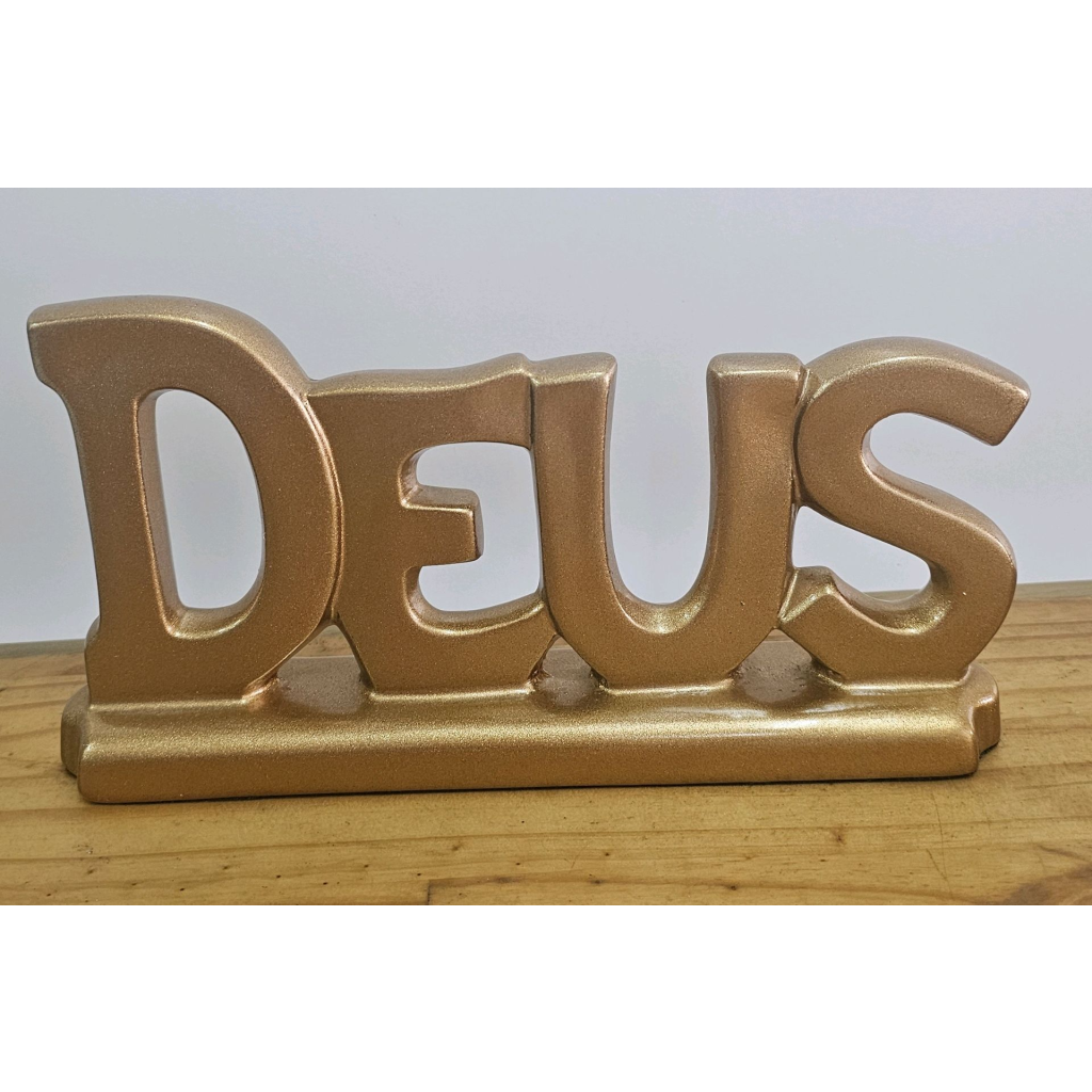 Palavras Em Louça - Dourado - Peg e monte da drica