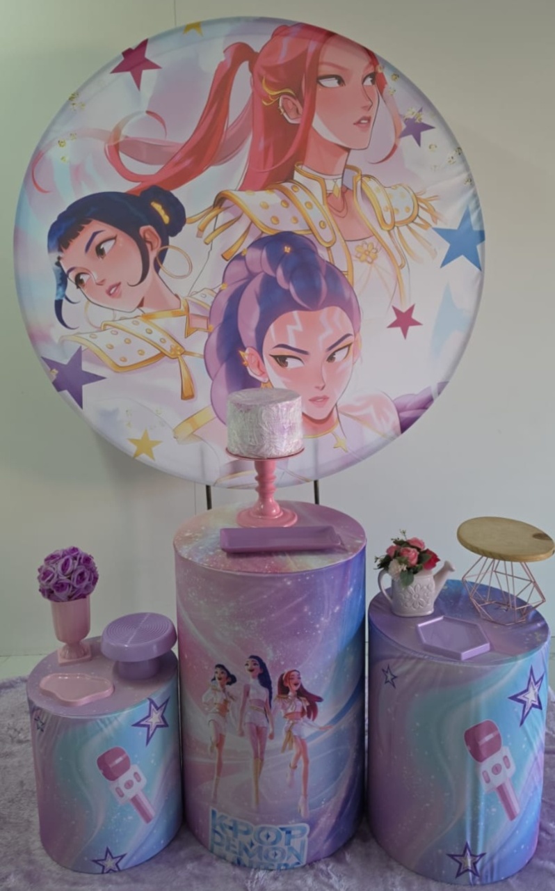 Kit Rainhas Kpop Lilas - Pegue e Monte da Drica