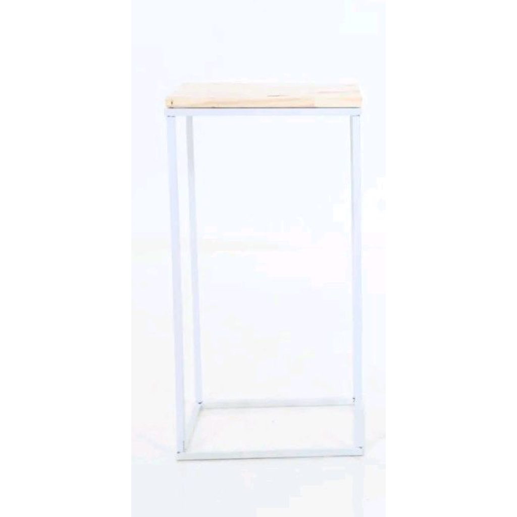 Mesa Cubo Vazado G - Branco - Peg e monte da drica