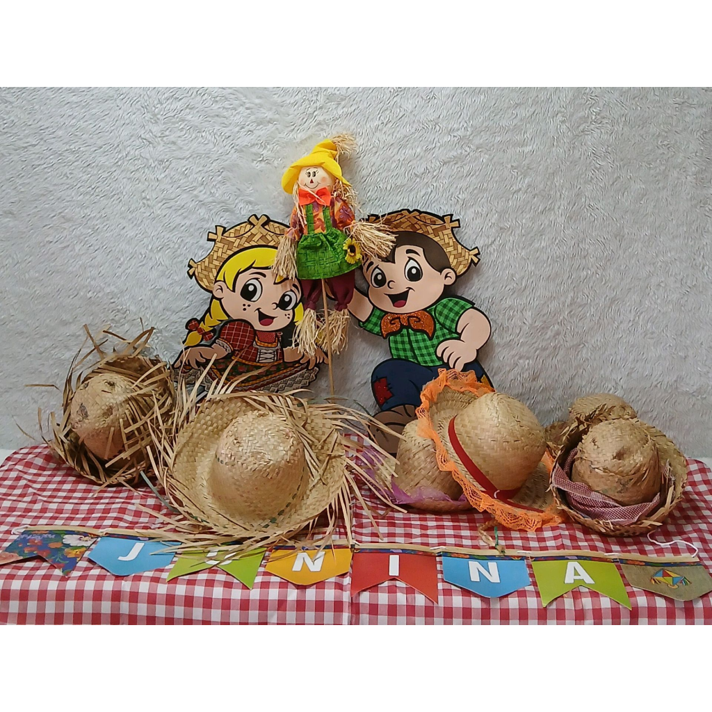Kit Festa Junina - Verde Claro - Peg e monte da drica