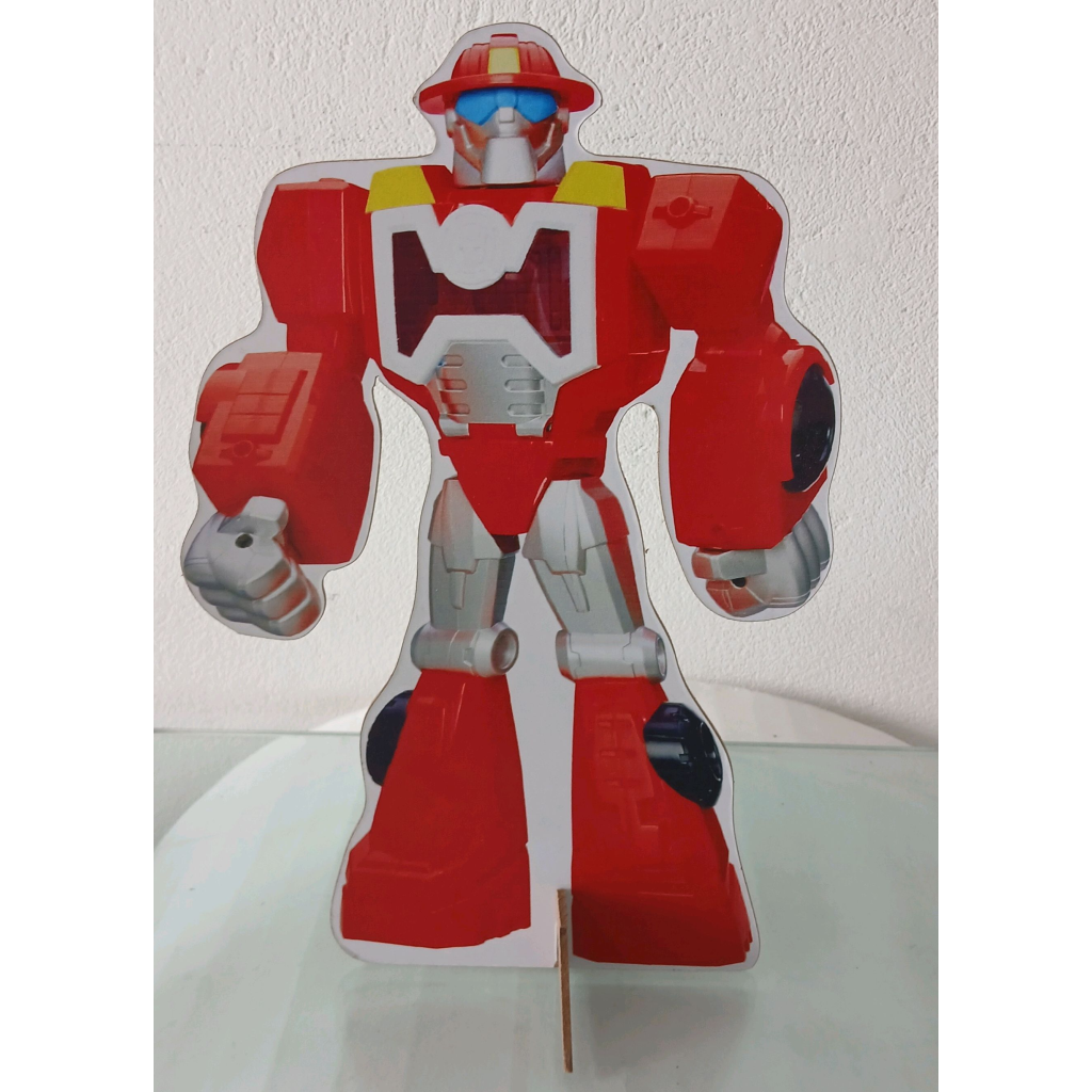 Display Robô Vermelho - Peg e monte da drica