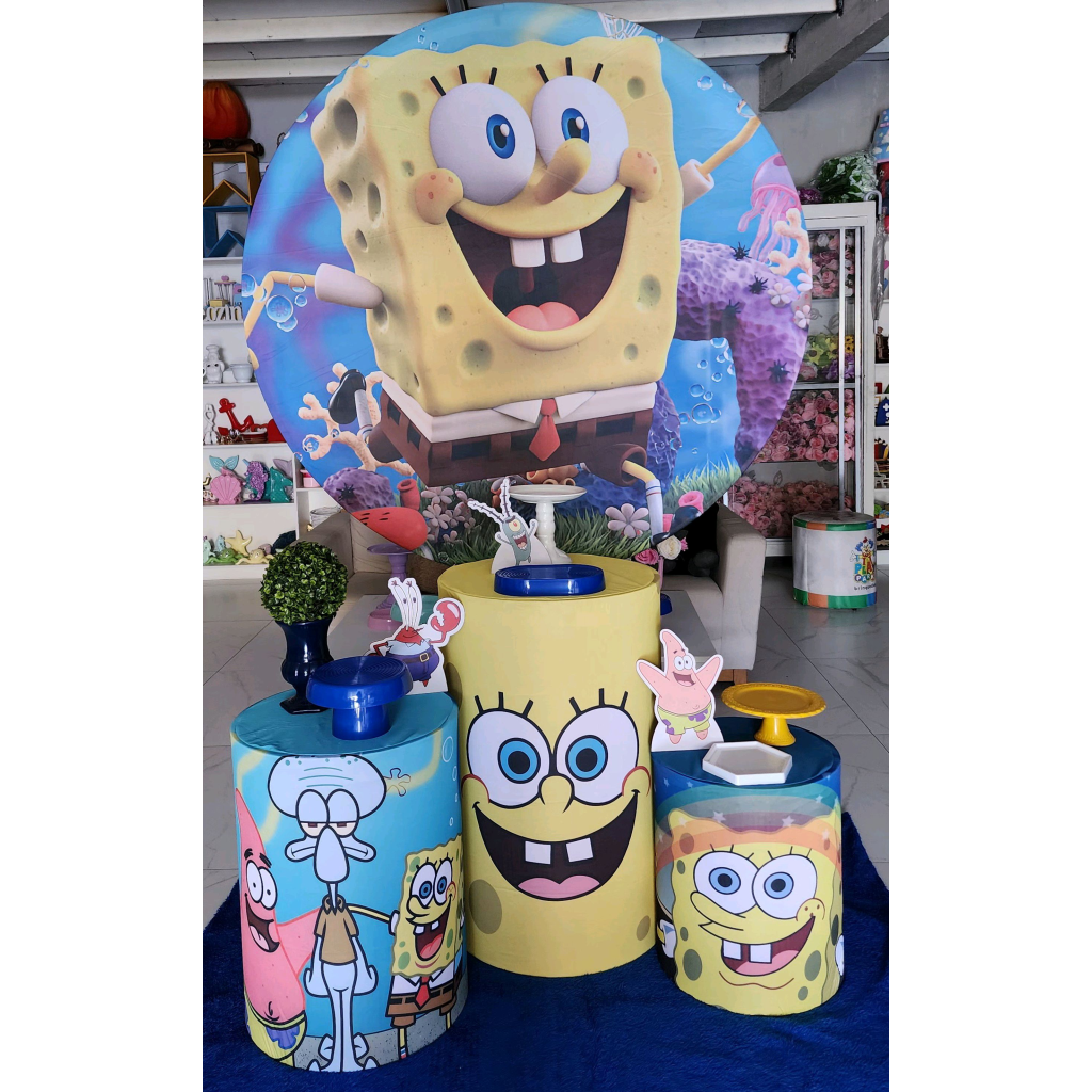 Kit Bob Esponja - Peg e monte da drica