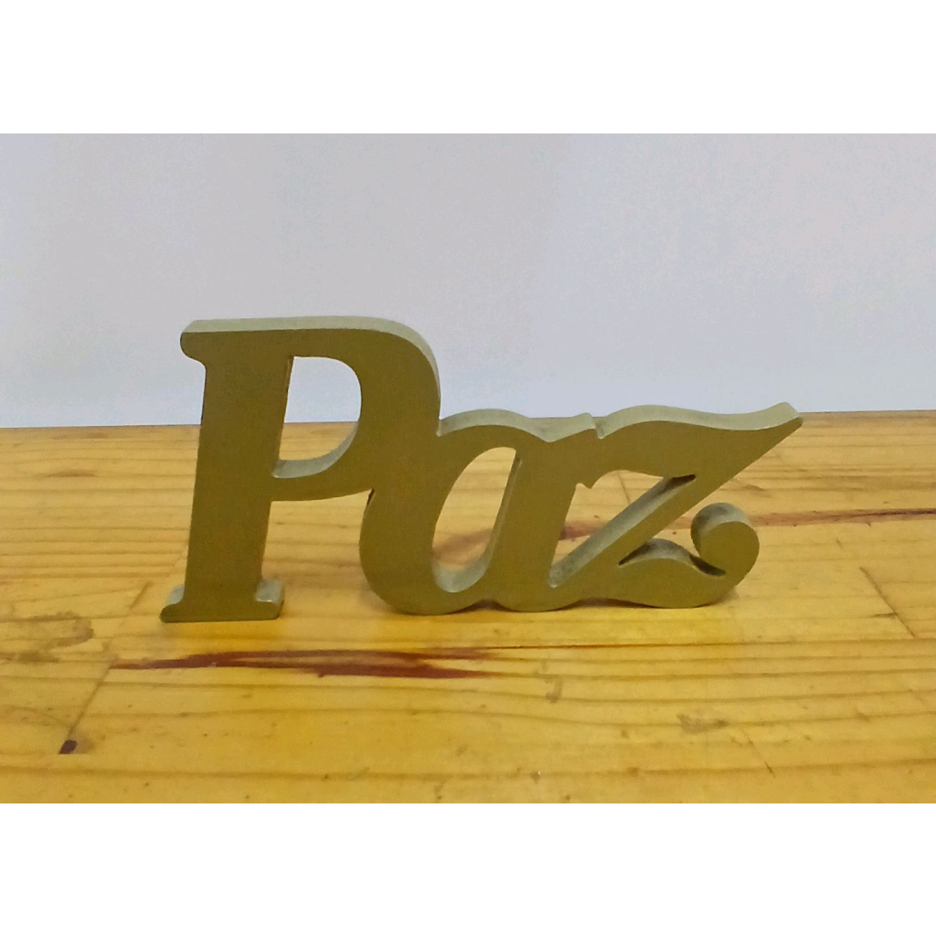 Palavras Em Mdf - Dourado - Peg e monte da drica