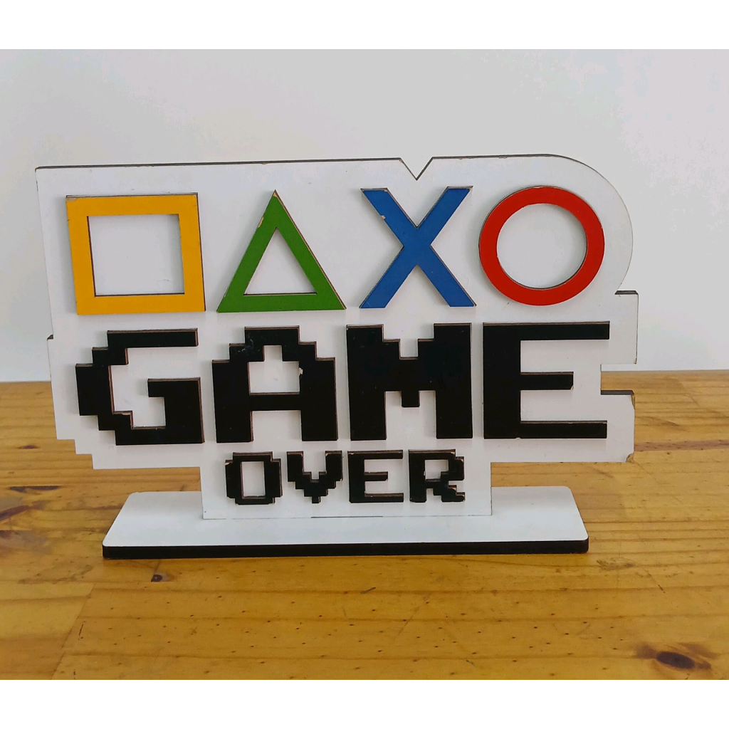 Display Game Over - Branco - Peg e monte da drica