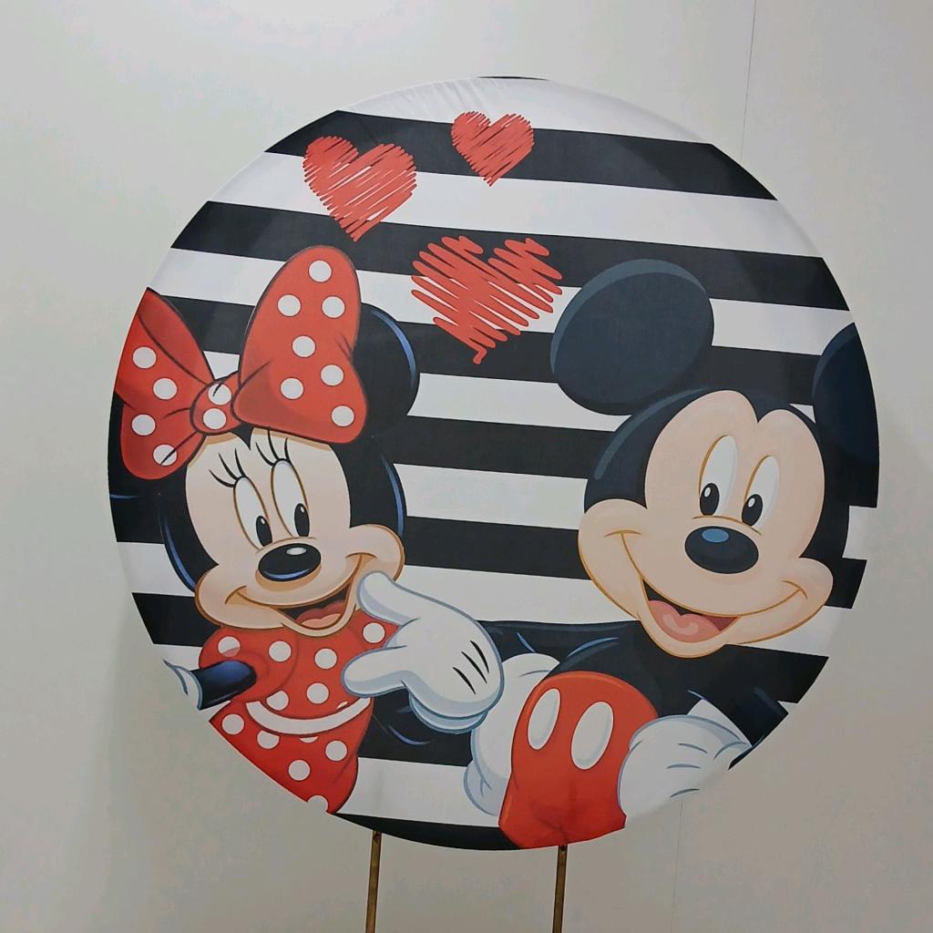 Tecido Mickey E Minnie - Peg e monte da drica