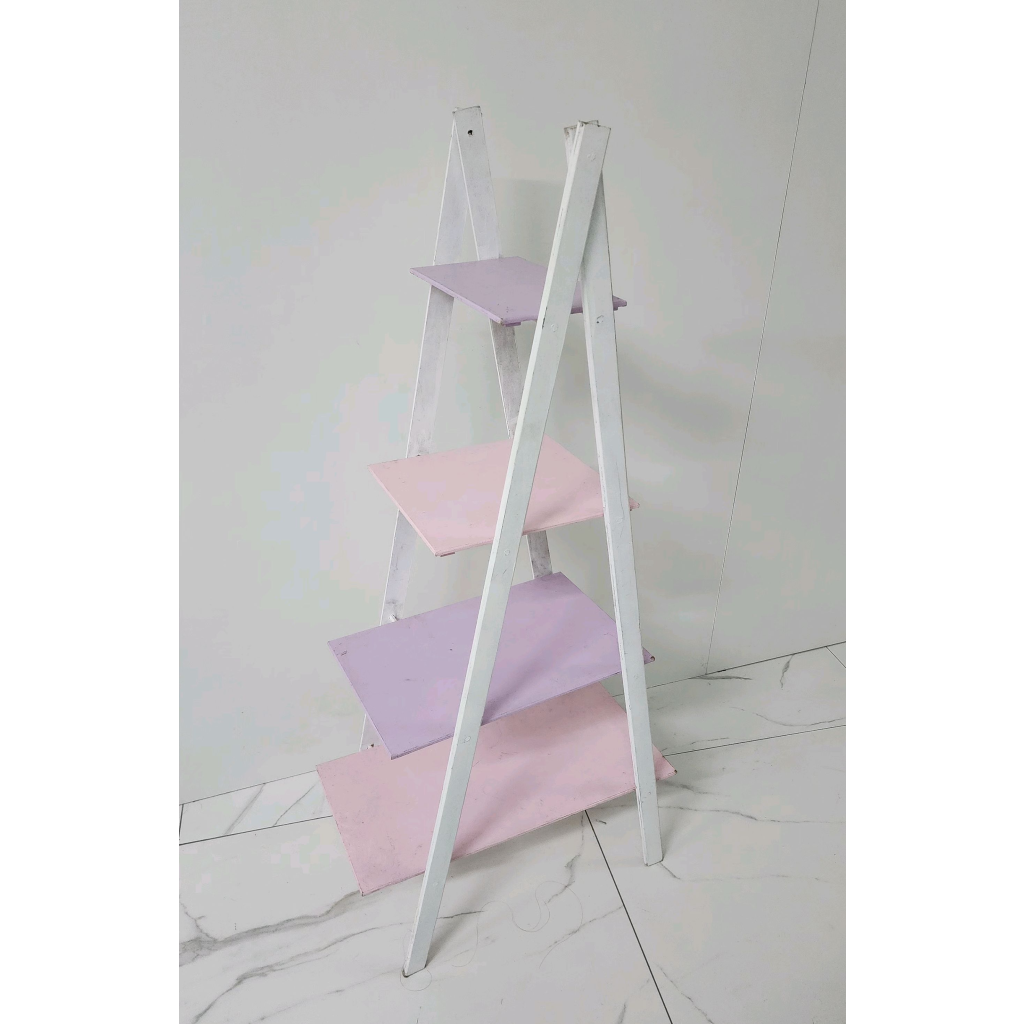 Escadinha Rosa/Lilas - Peg e monte da drica