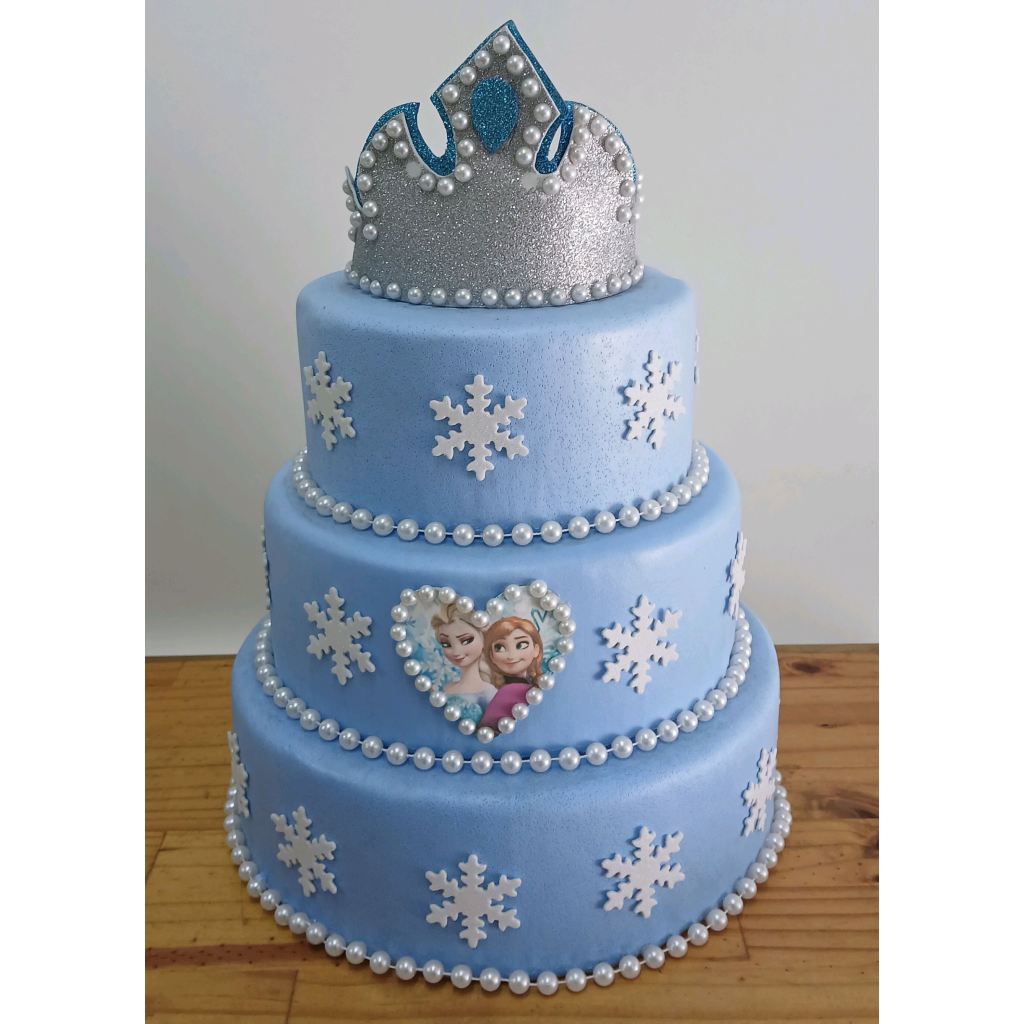Bolo Fake Frozen - Peg e monte da drica