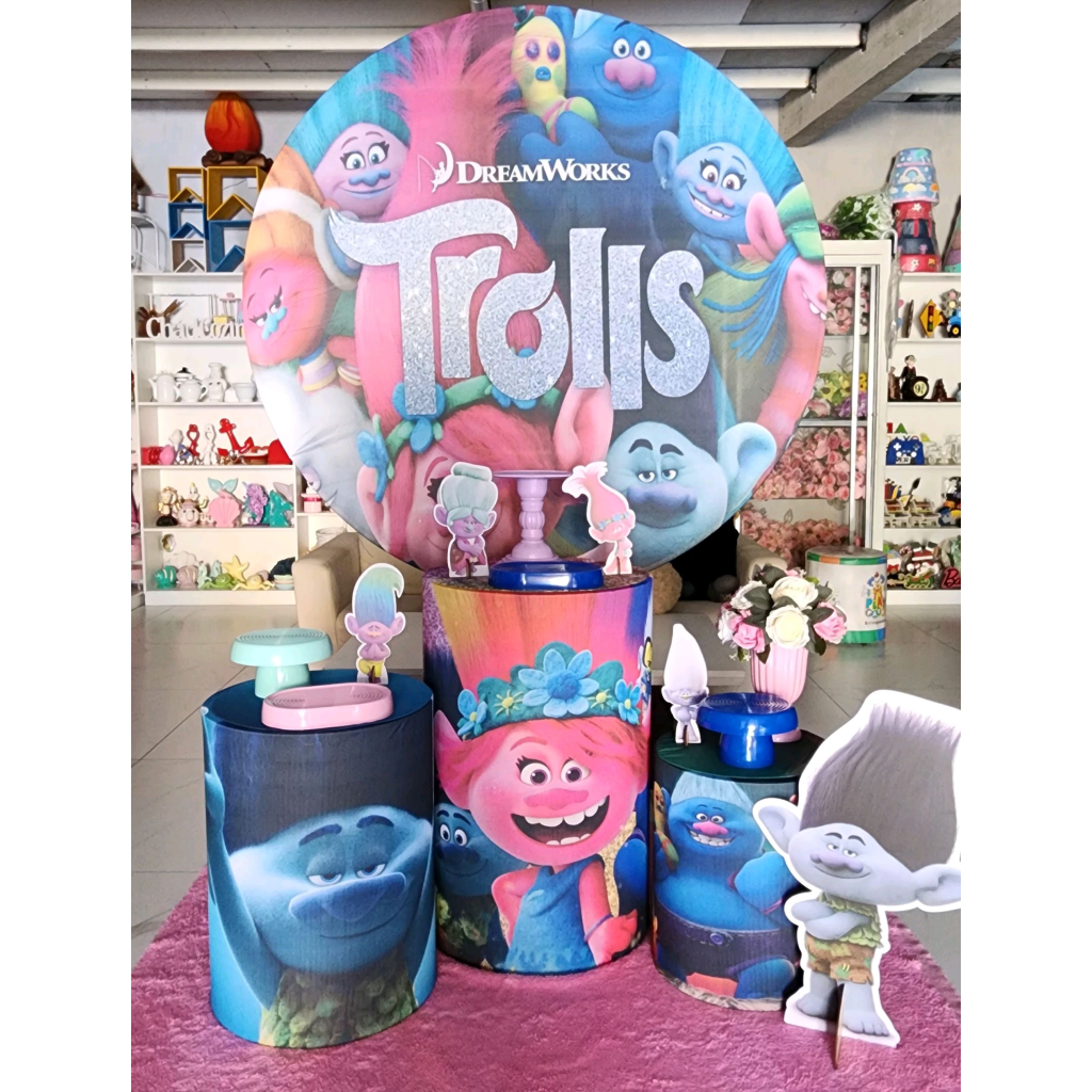 Kit Trolls - Peg e monte da drica
