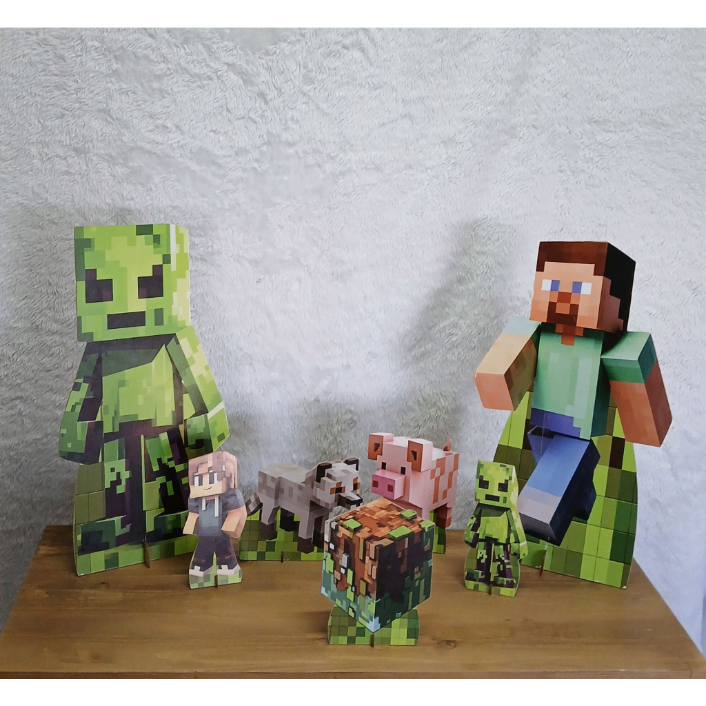 Kit Display Minecraft - Peg e monte da drica