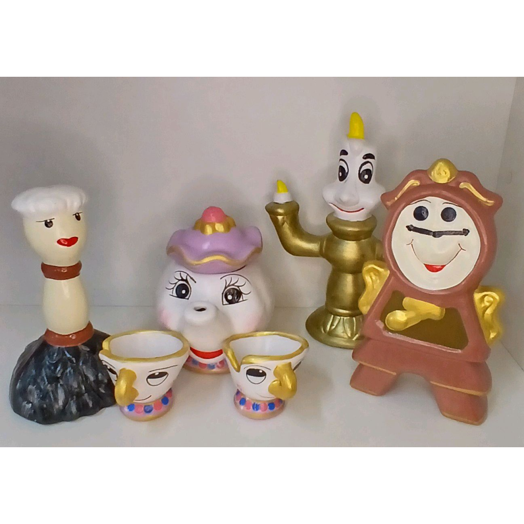 Personagem A Bela E Fera Em Louça - Peg e monte da drica