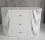 Comoda Ripada Oval 3Em1- Branco - imagem 1