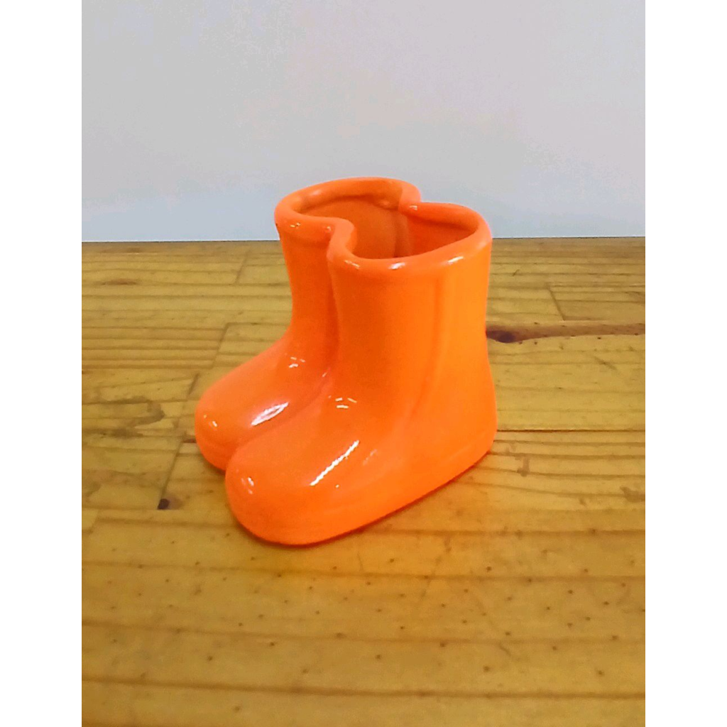 Botinha Louça  Neon - Laranja - Peg e monte da drica