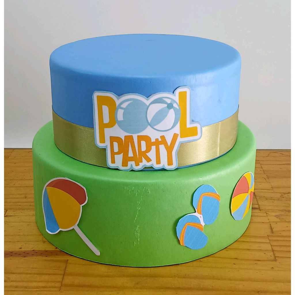 Bolo Fake Pool Party - Peg e monte da drica