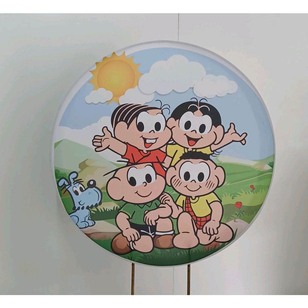 Tecido Turma da Monica - Peg e monte da drica