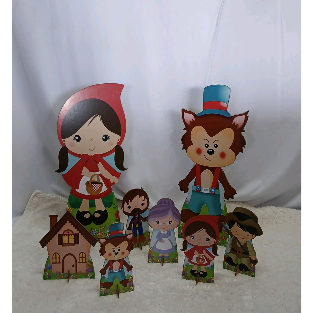 Kit Display Chapéuzinho Vermelho - Peg e monte da drica