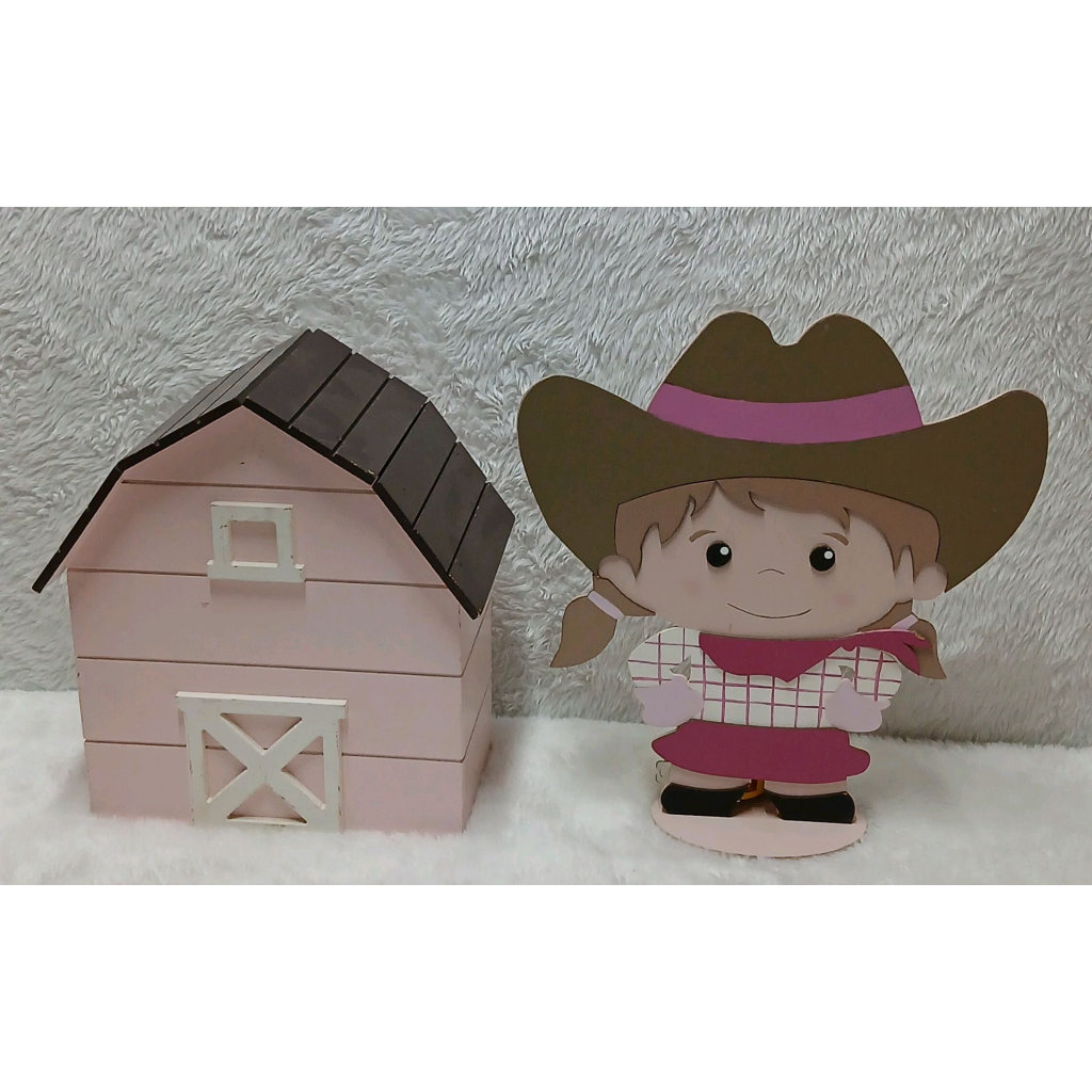 Display Fazendinha Rosa - Peg e monte da drica