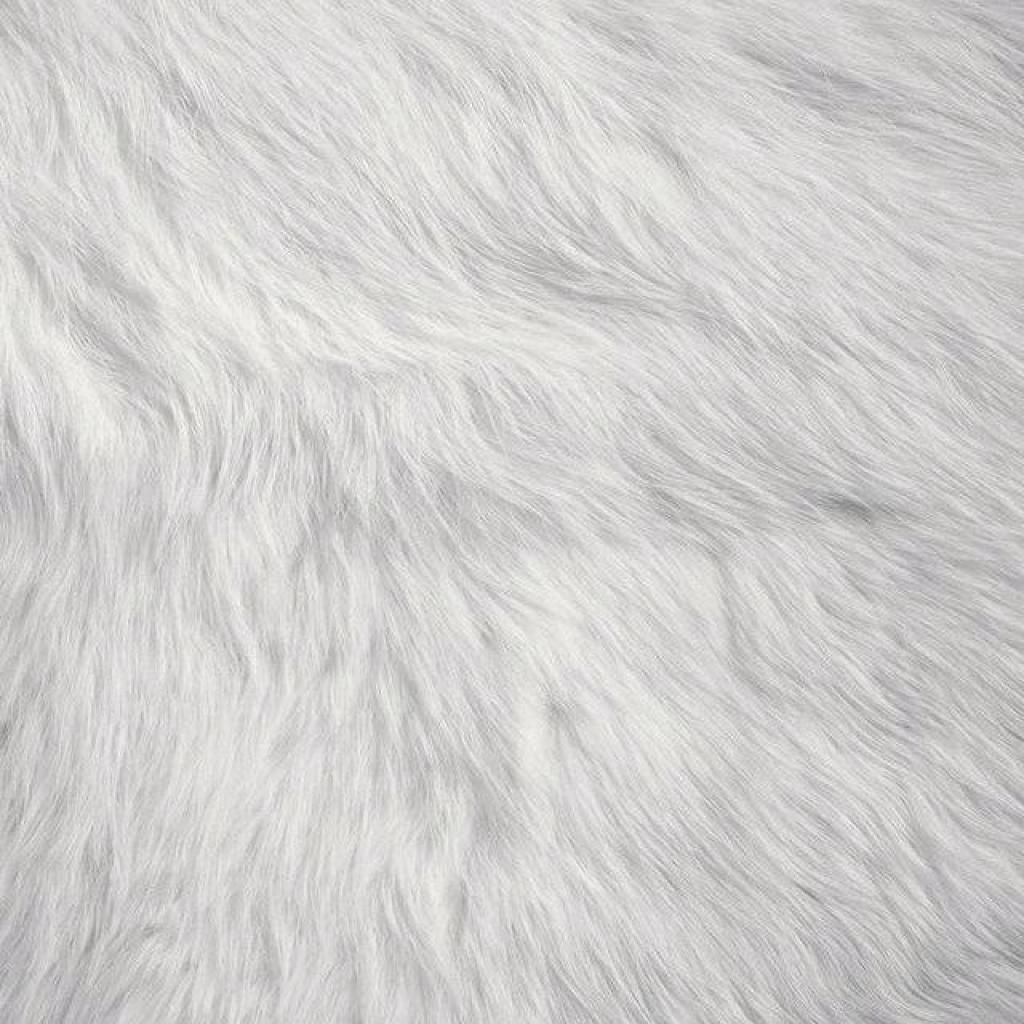 Tapete Peludo - Branco - Peg e monte da drica