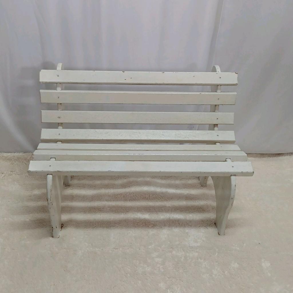 Banquinho de Madeira Branco - Branco - Peg e monte da drica