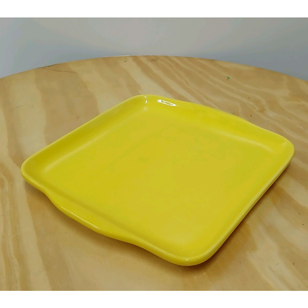 Bandeja Quadrada - Amarelo - Peg e monte da drica