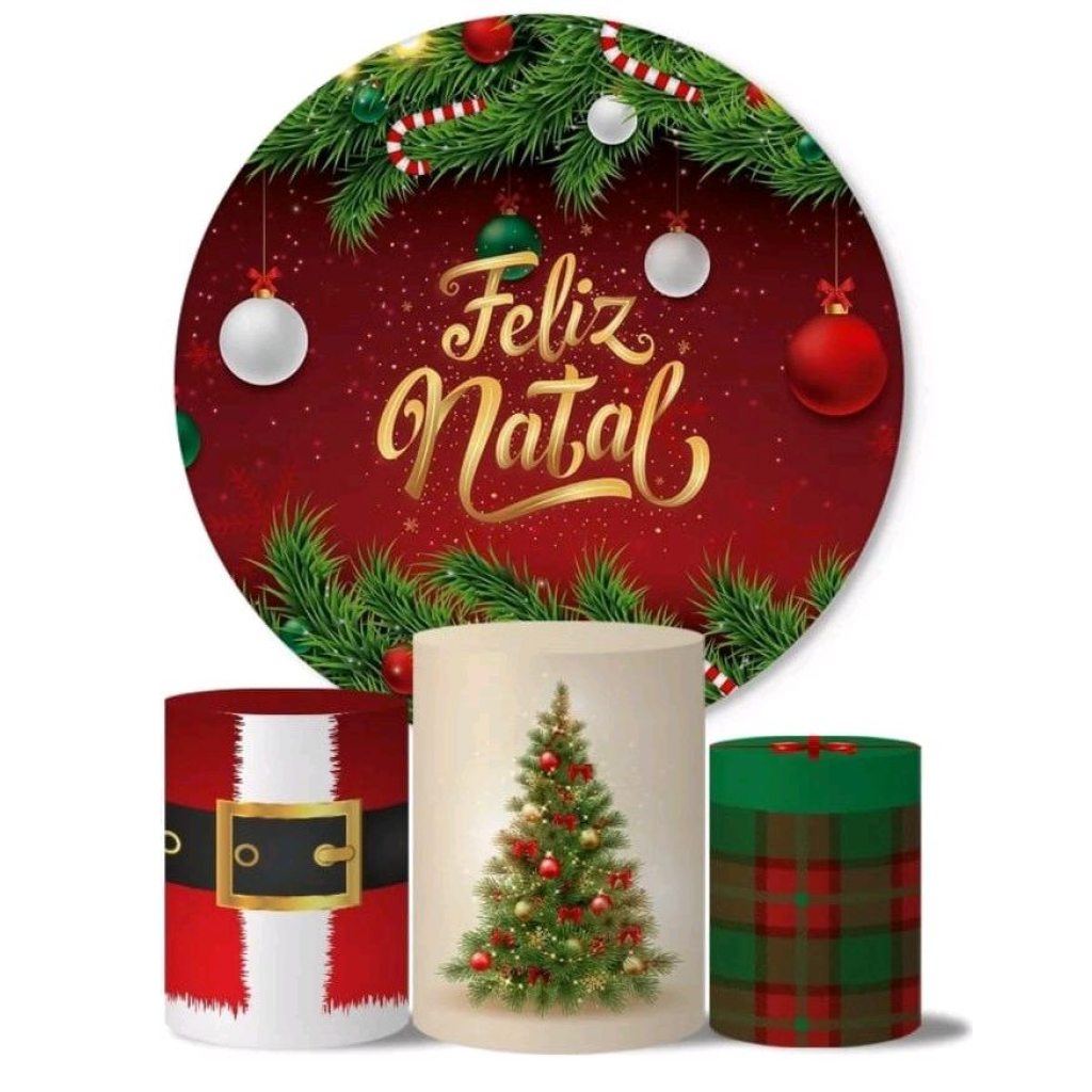 Tecido Natal - Peg e monte da drica