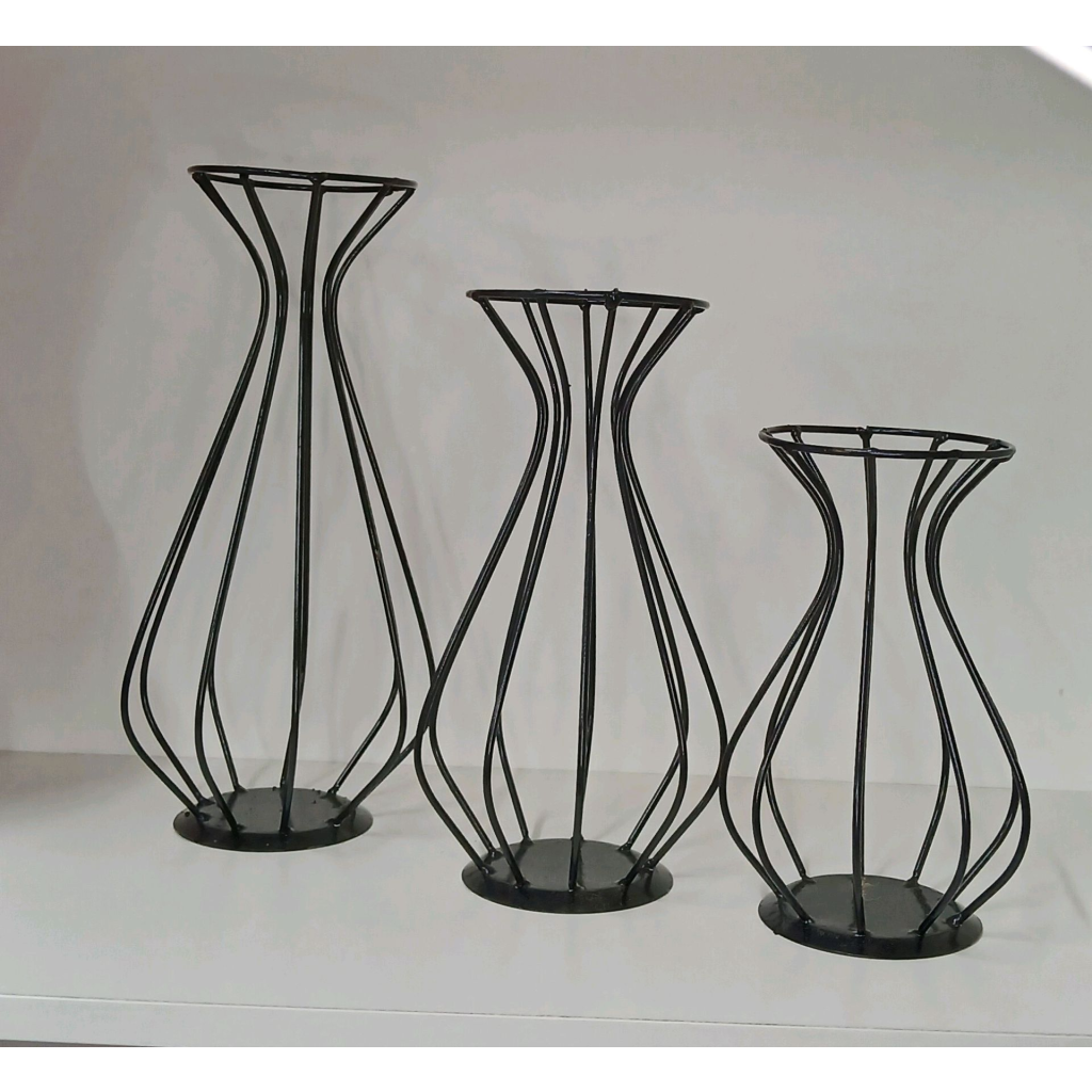Trio de Vaso - Preto - Peg e monte da drica