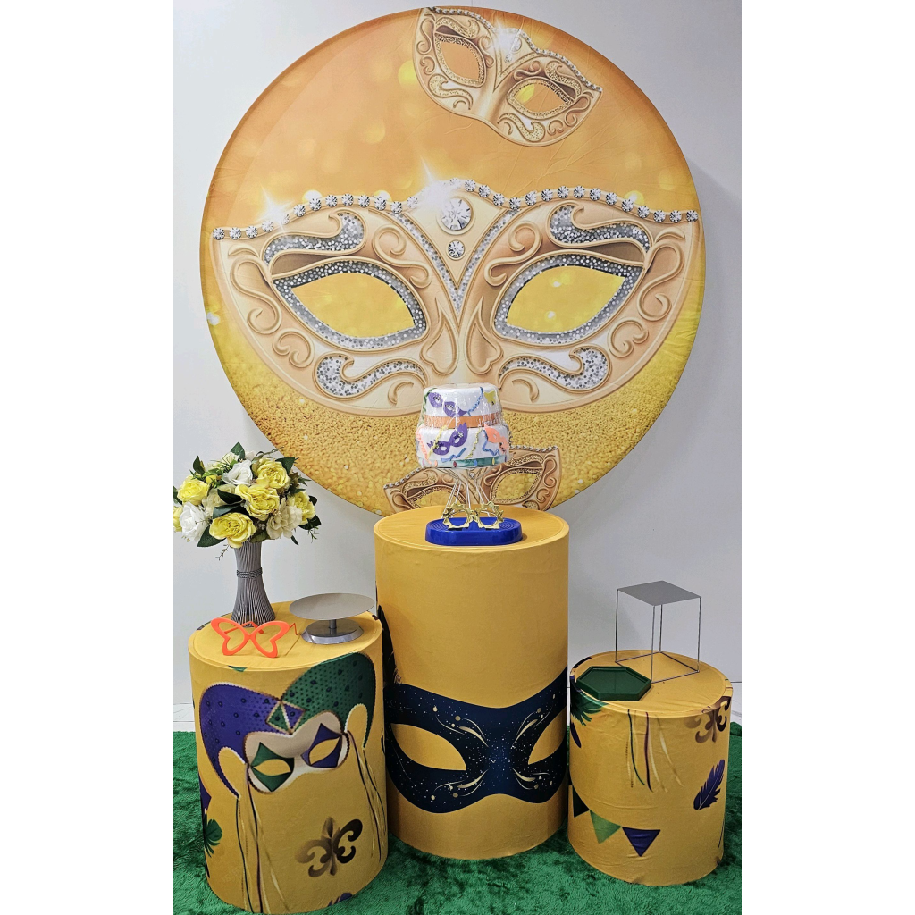 Kit Carnaval(Amarelo) - Peg e monte da drica