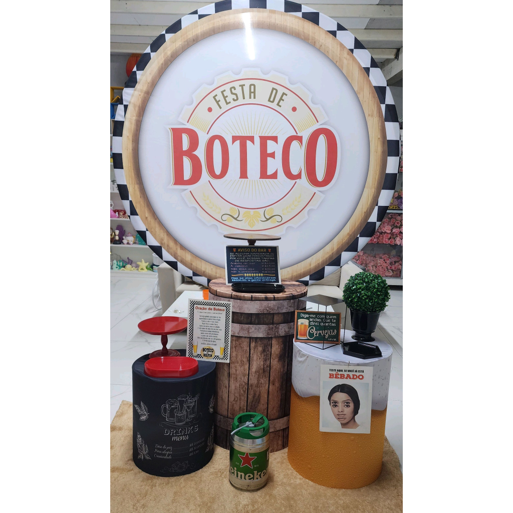 Kit Boteco Heineken - Peg e monte da drica