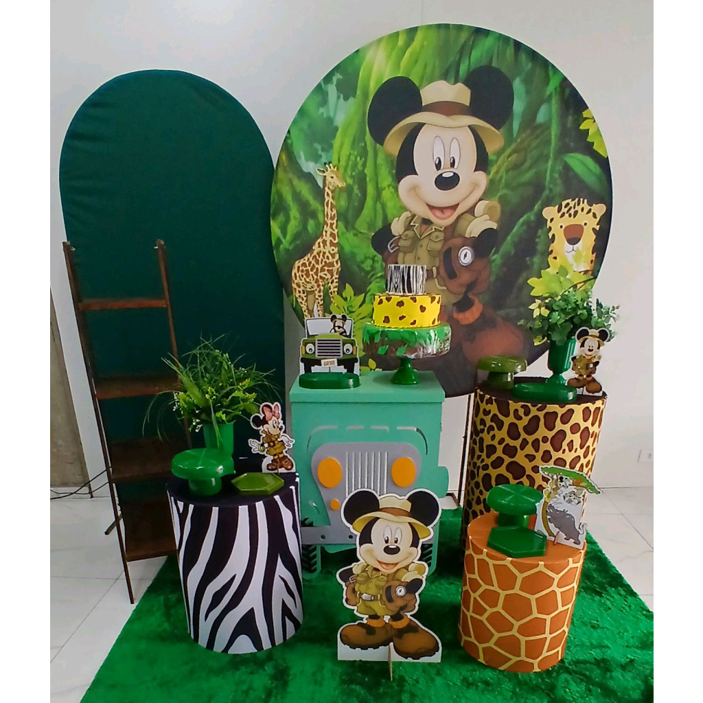 Kit Mickey Safari - Peg e monte da drica
