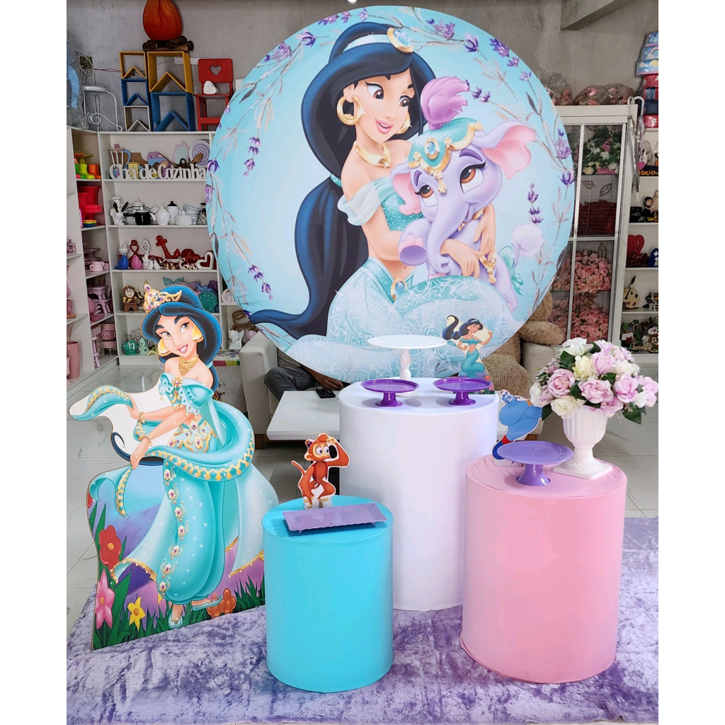 Kit Princesa Jasmine - Peg e monte da drica