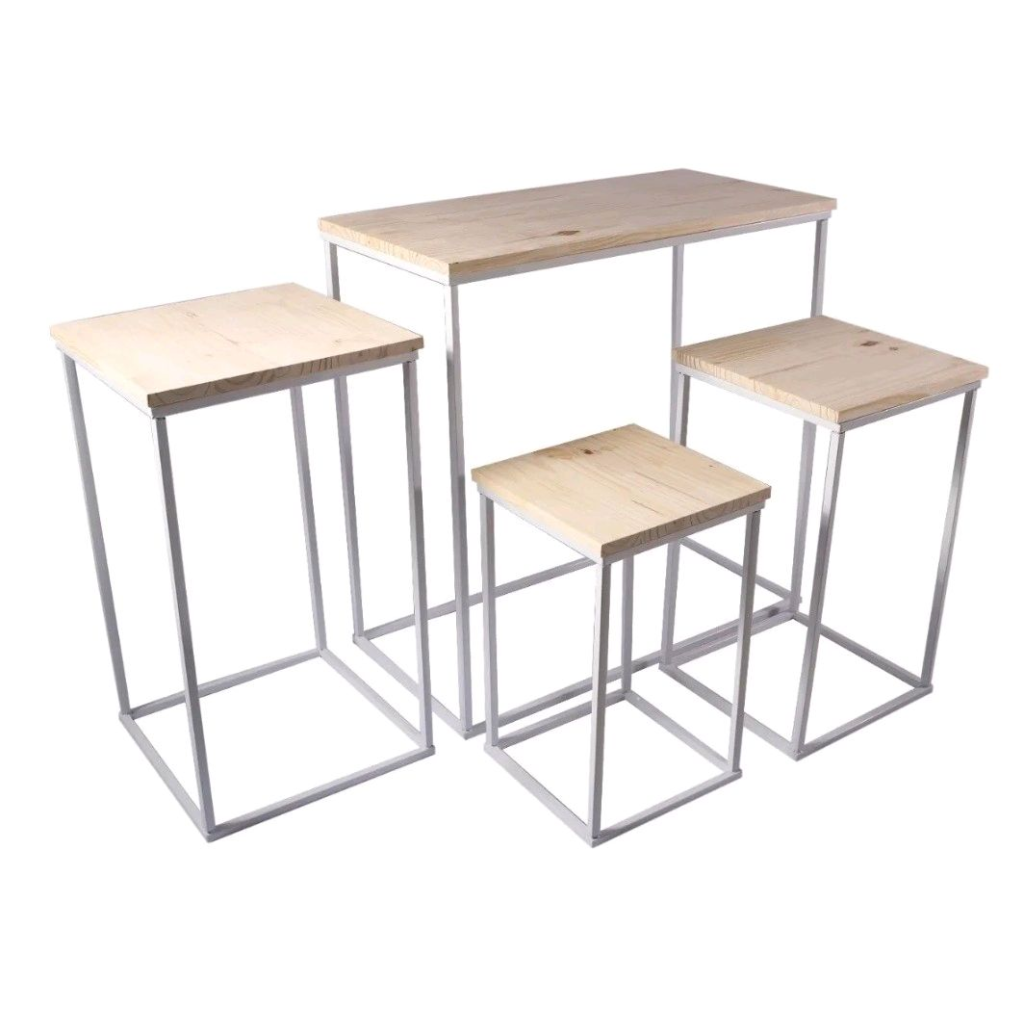 Kit Mesa Cubo Vazado - Peg e monte da drica