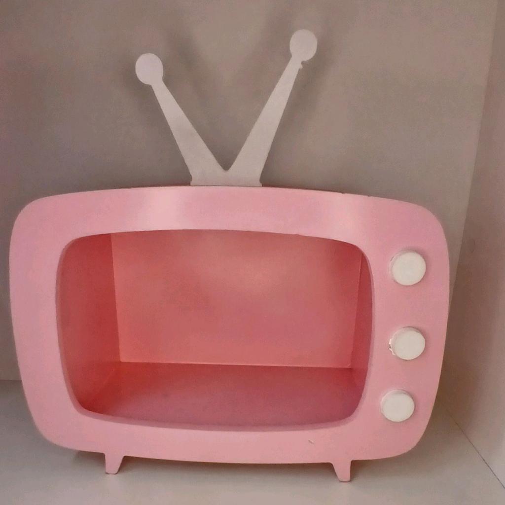 Tv Decorativa - Rosa - Peg e monte da drica