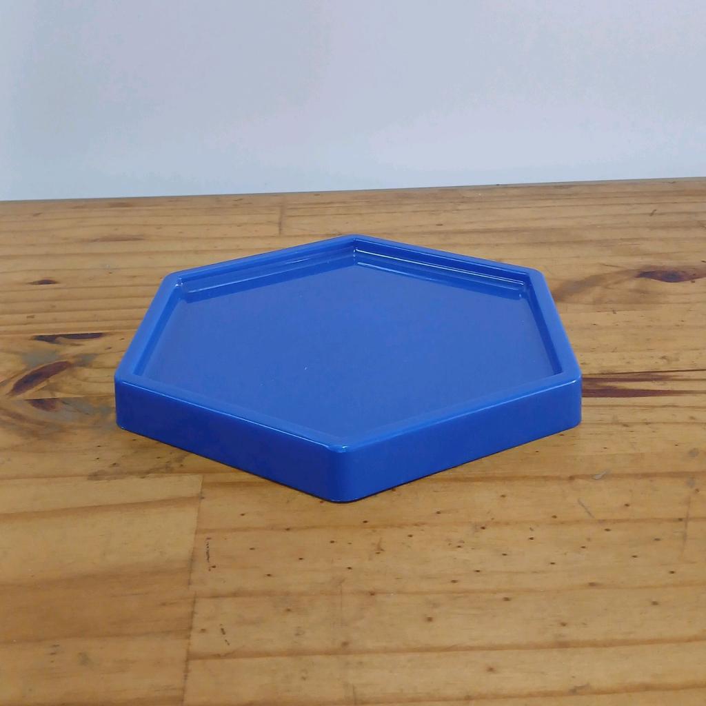 Bandeja Plástico - Azul Médio - Peg e monte da drica