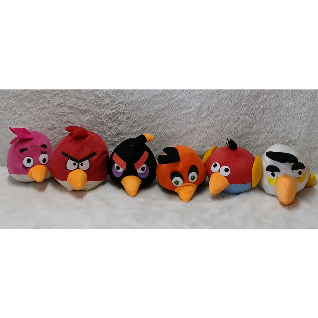 Kit Pelúcia Angry Birds - Peg e monte da drica