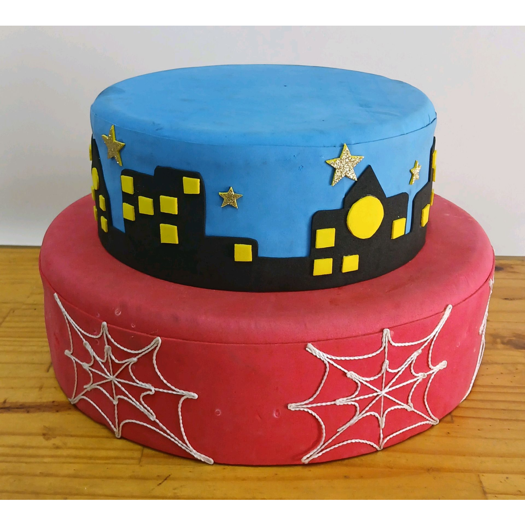 Bolo Fake Homem Aranha - Peg e monte da drica