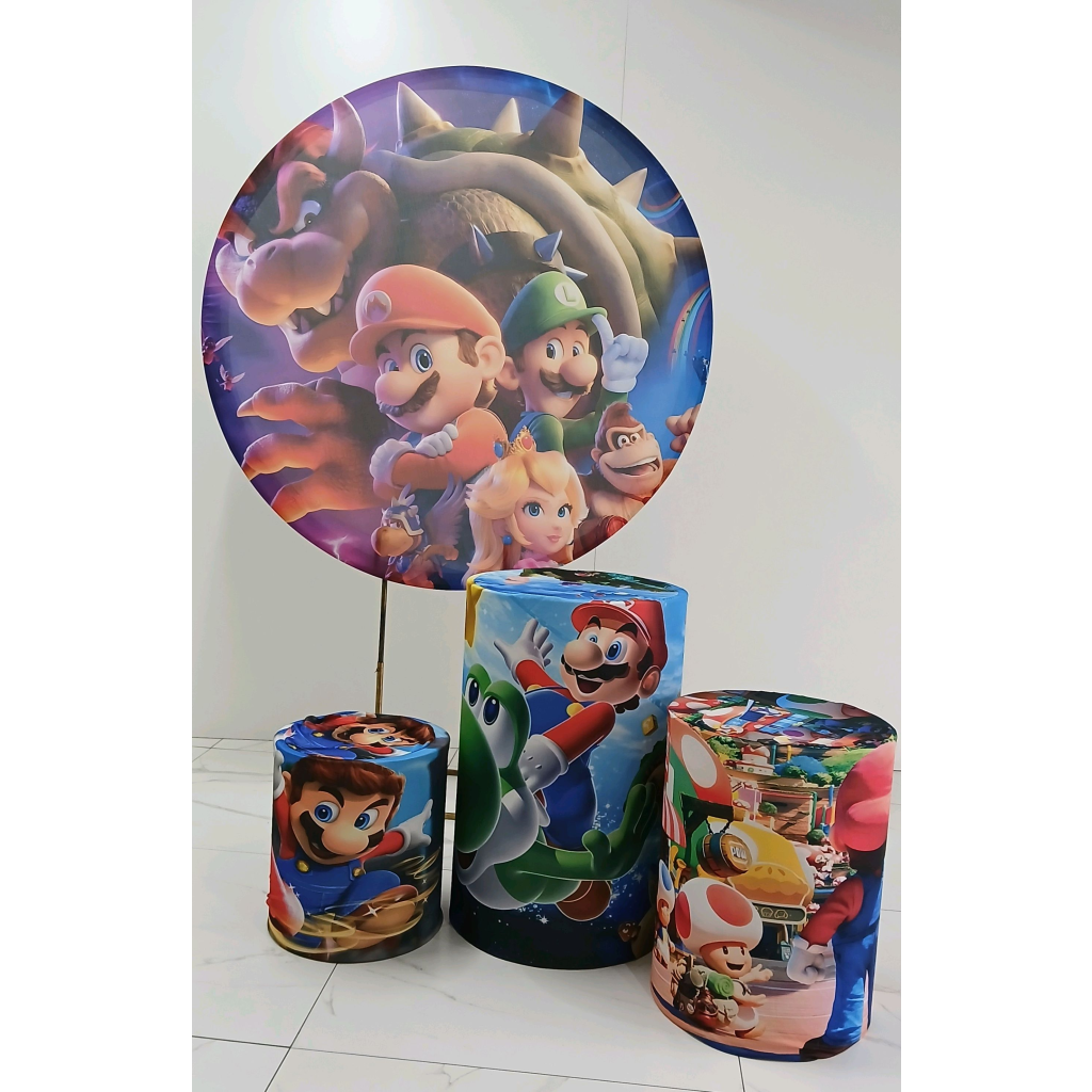 Tecido Mario Bross - Peg e monte da drica