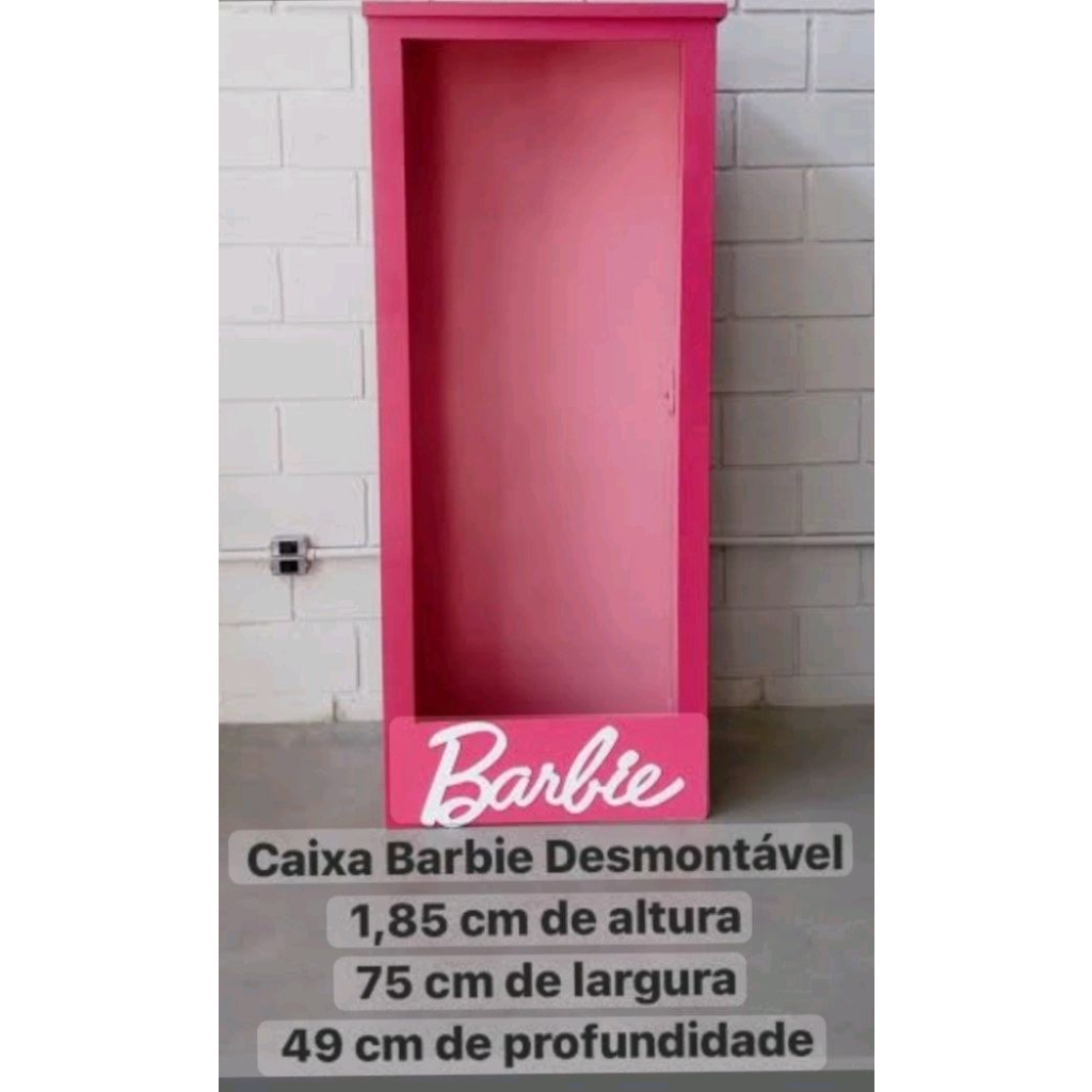 Cx Barbie Para Fotos - Peg e monte da drica