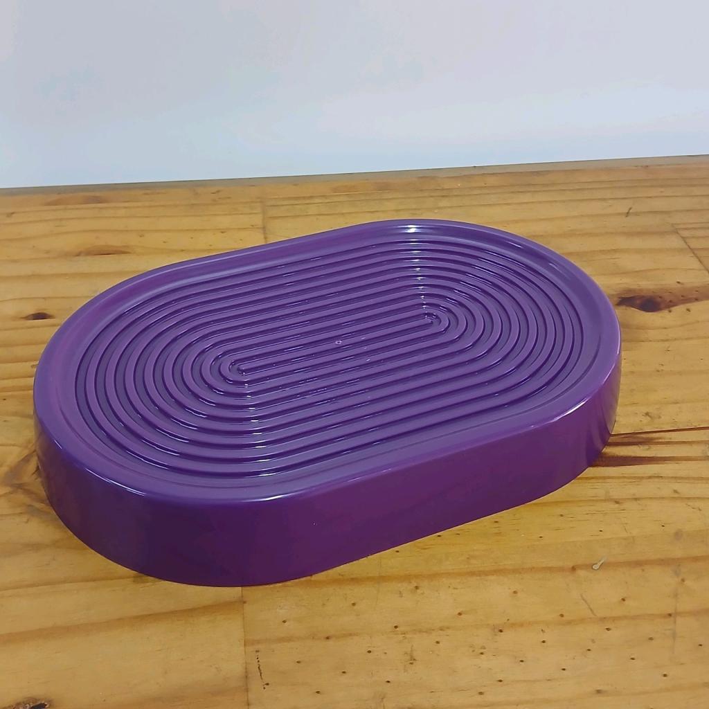 Bandeja Oval Plástico - Roxo - Peg e monte da drica