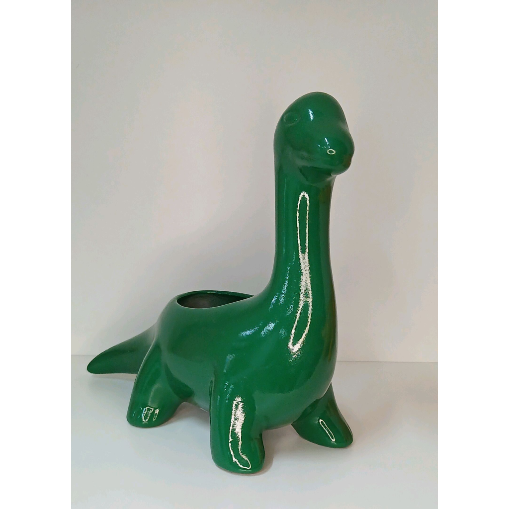 Dinossauro Em Louça - Verde - Peg e monte da drica