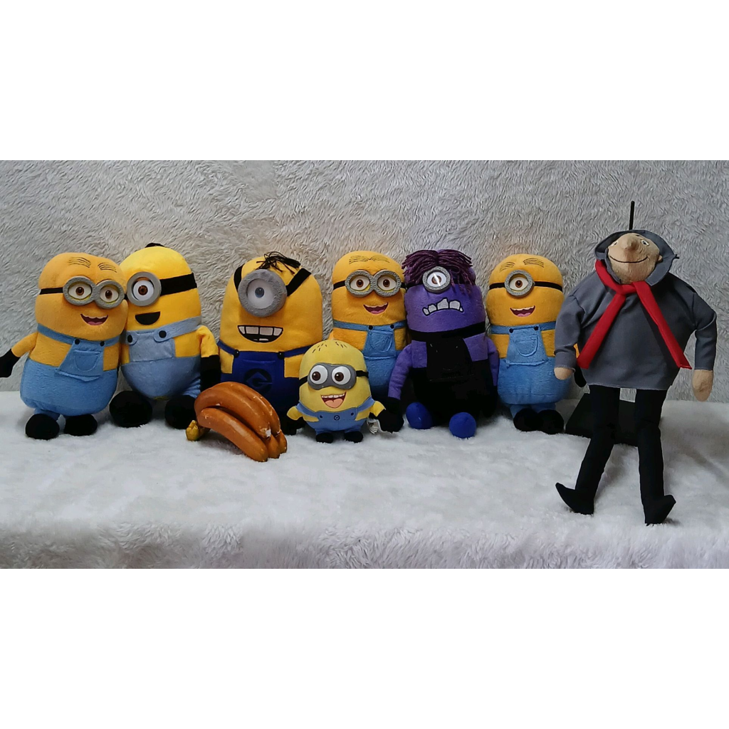Kit Pelúcias Minions - Peg e monte da drica