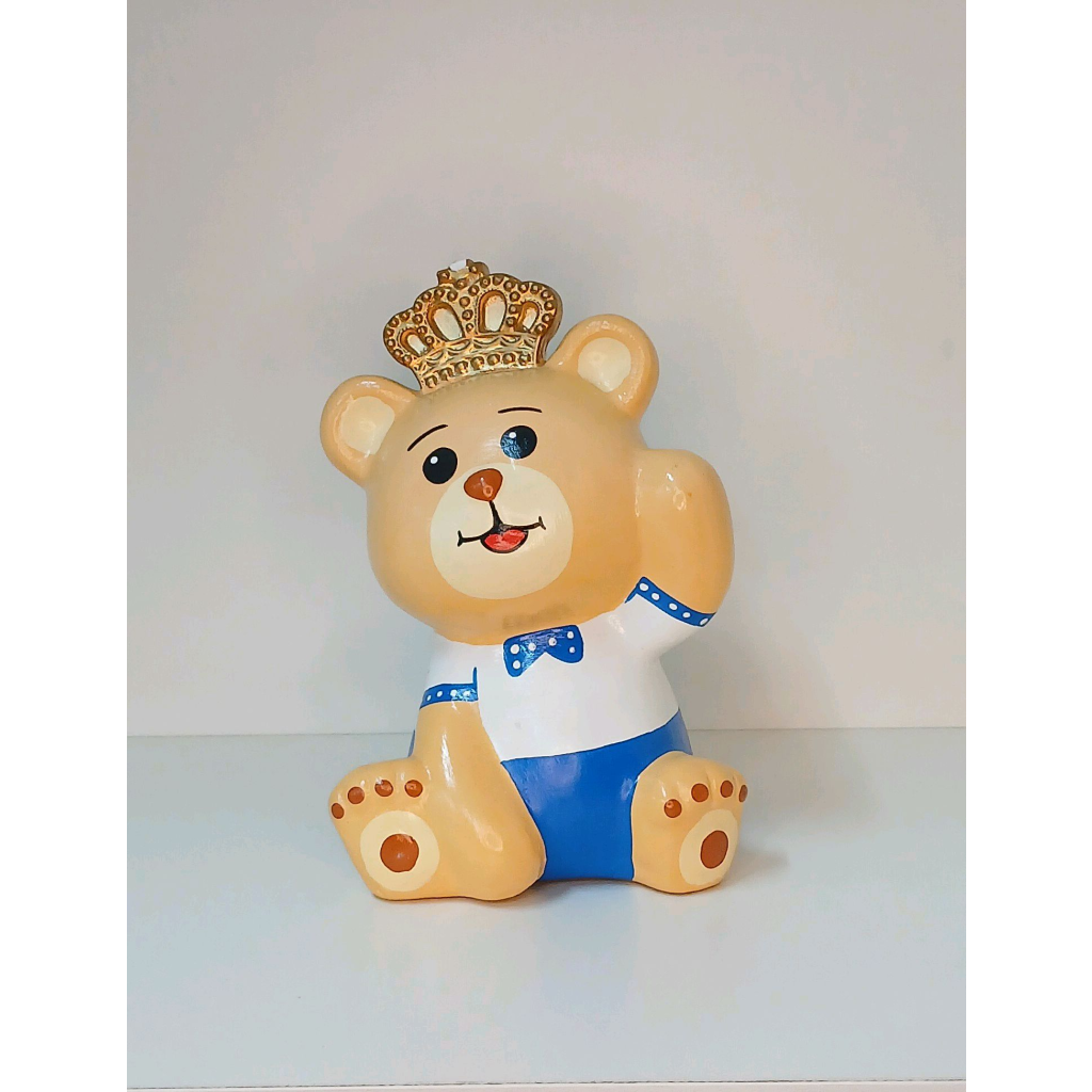 Urso Realeza de Louça - Peg e monte da drica