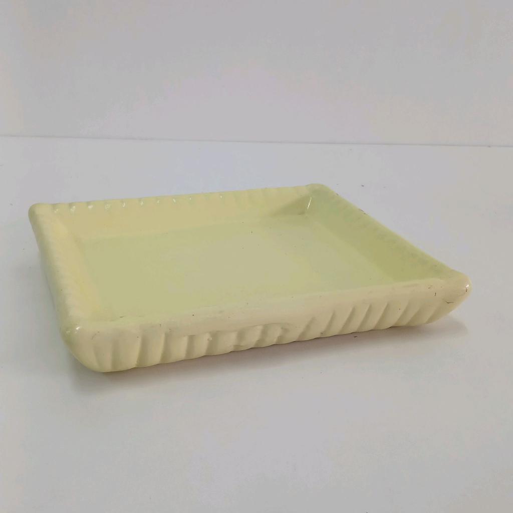 Bandeja Quadrada Louça - Amarelo Candy - Peg e monte da drica