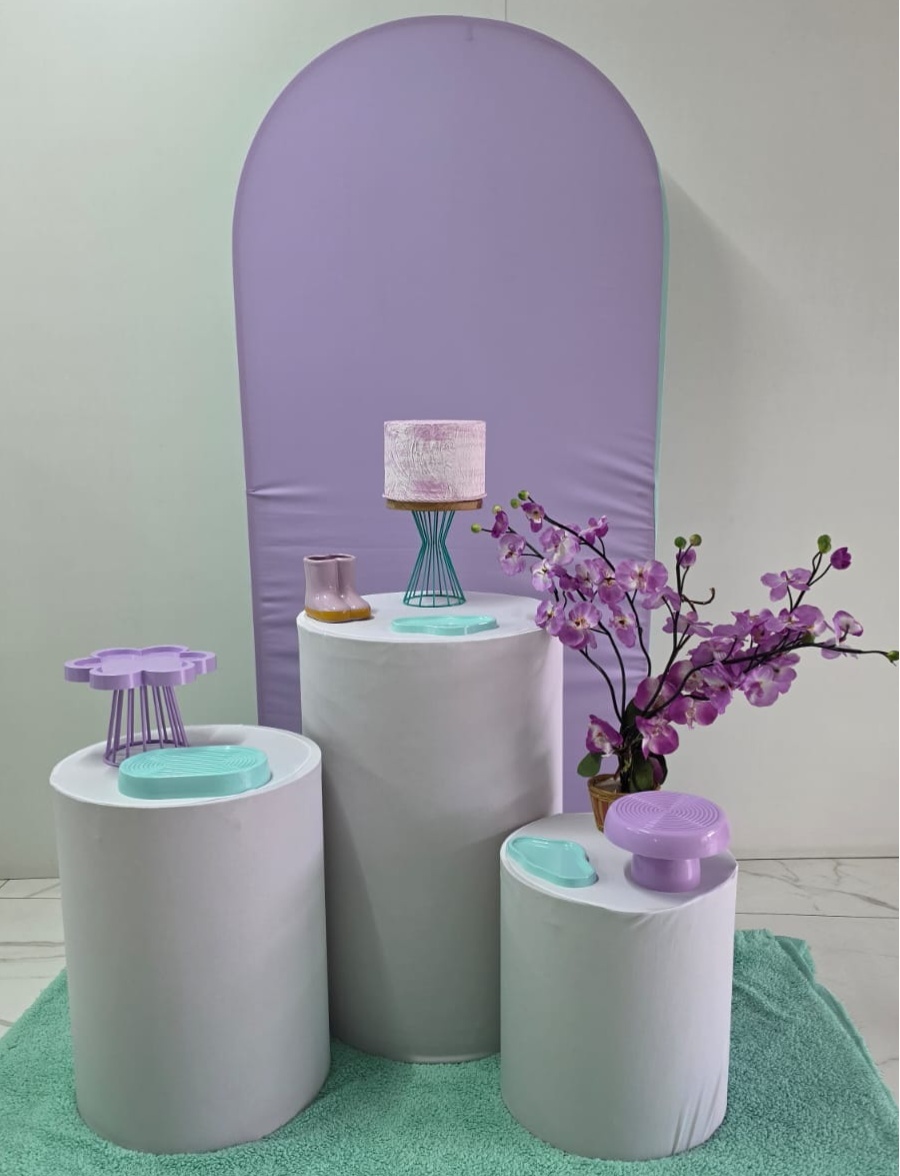 Kit Lilas / Verde Aguá - Pegue e Monte da Drica
