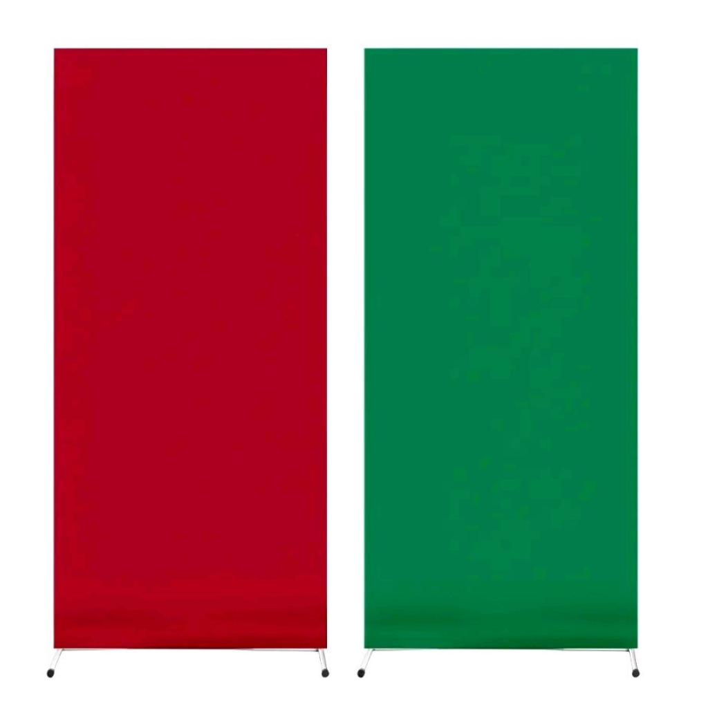 Tecido 2Lados Romano Quadrado - Vermelho,Verde - Peg e monte da drica