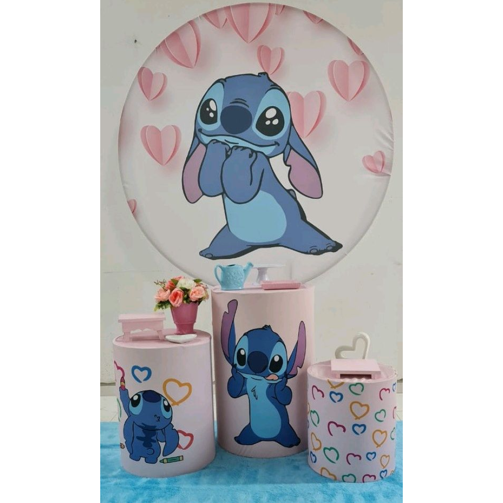 Kit Stitch Rosa - Peg e monte da drica