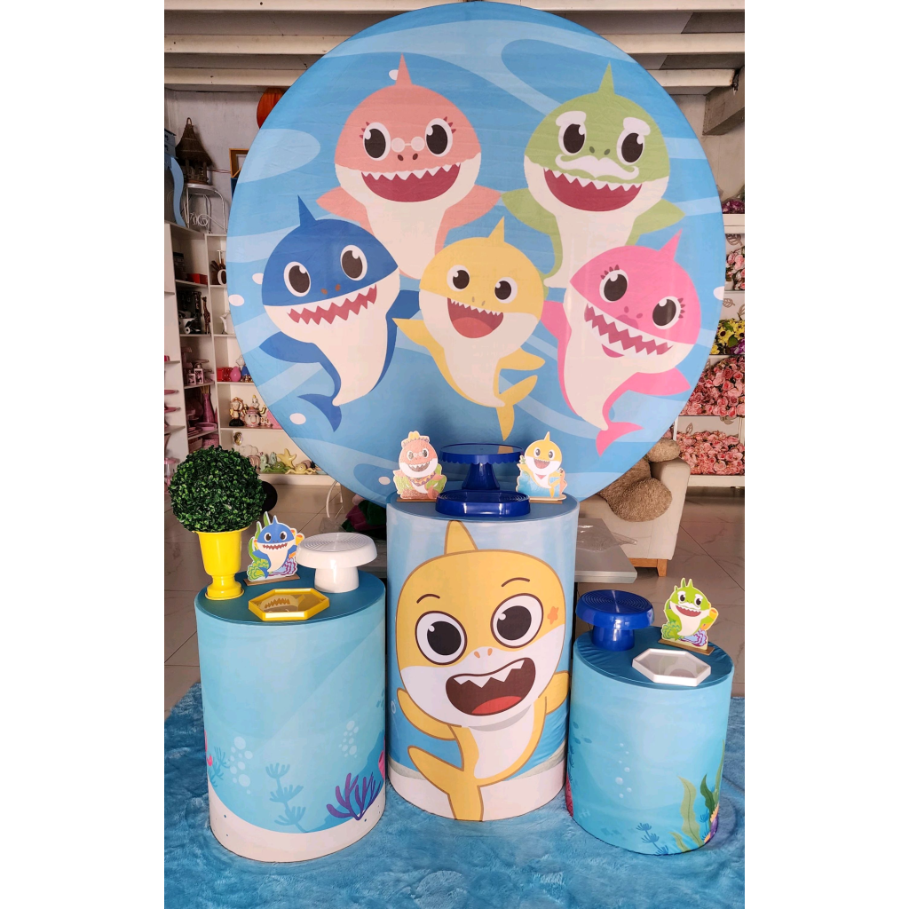 Kit Baby Shark Boy - Peg e monte da drica
