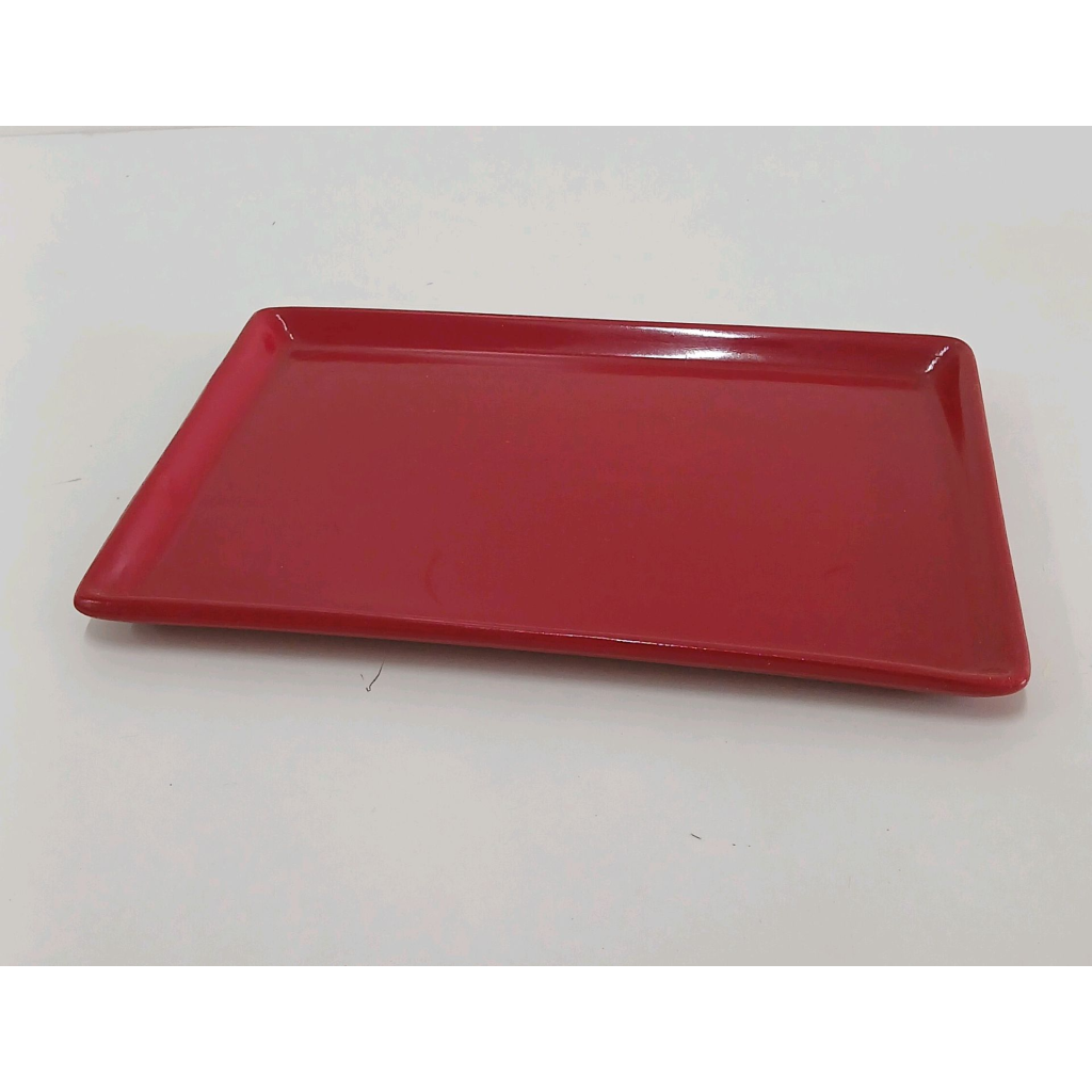 Bandeja Retangular G - Vermelho - Peg e monte da drica